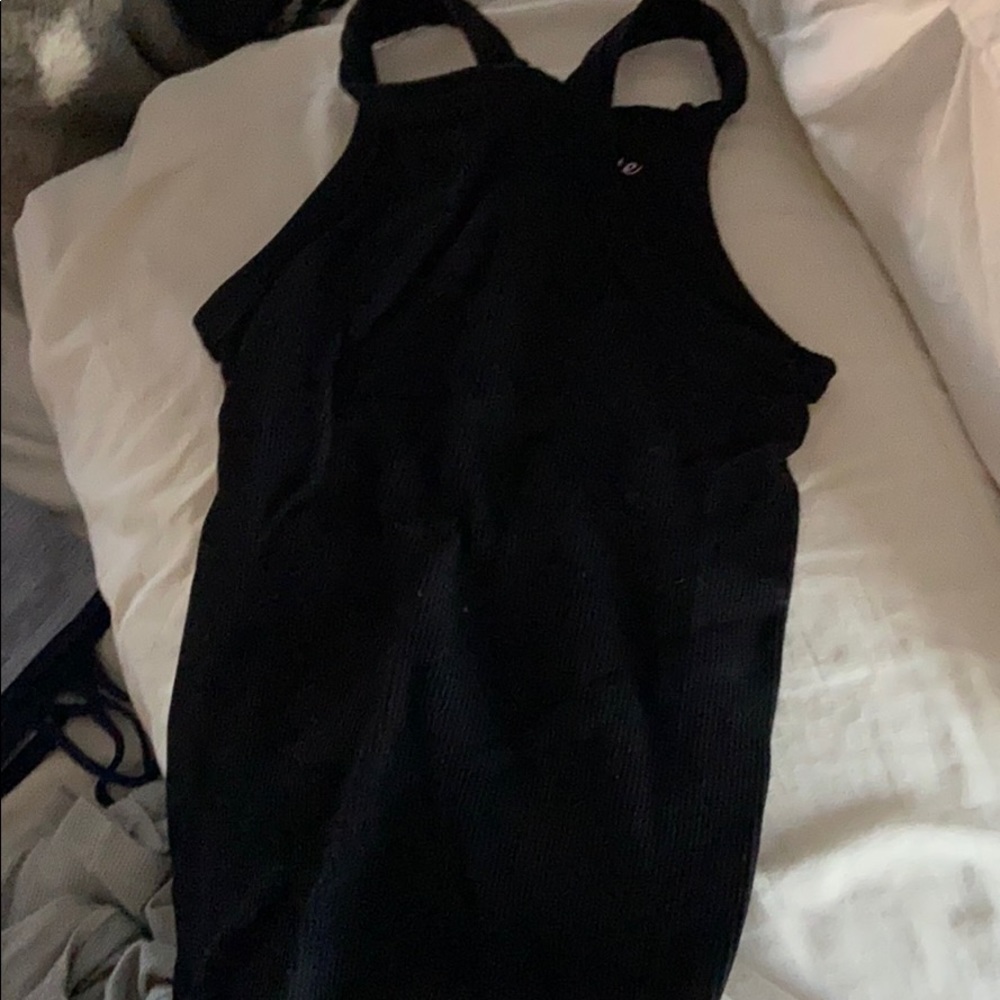 black tank top